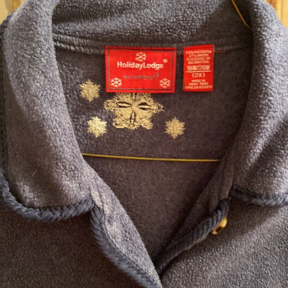 Button front fleece jacket by Northcrest - Picture 4 of 6